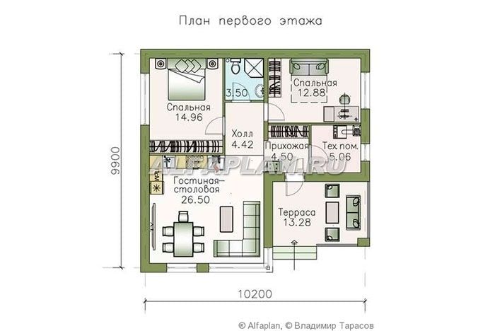 Проект дома О78 строительство в Сочи
