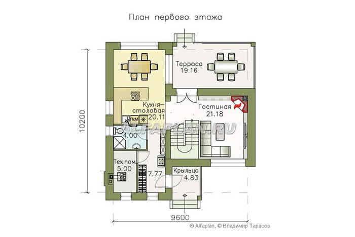 Проект дома Б124 строительство в Сочи
