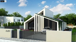 Проект дома в стиле барнхаус Б224 от застройщика в Сочи